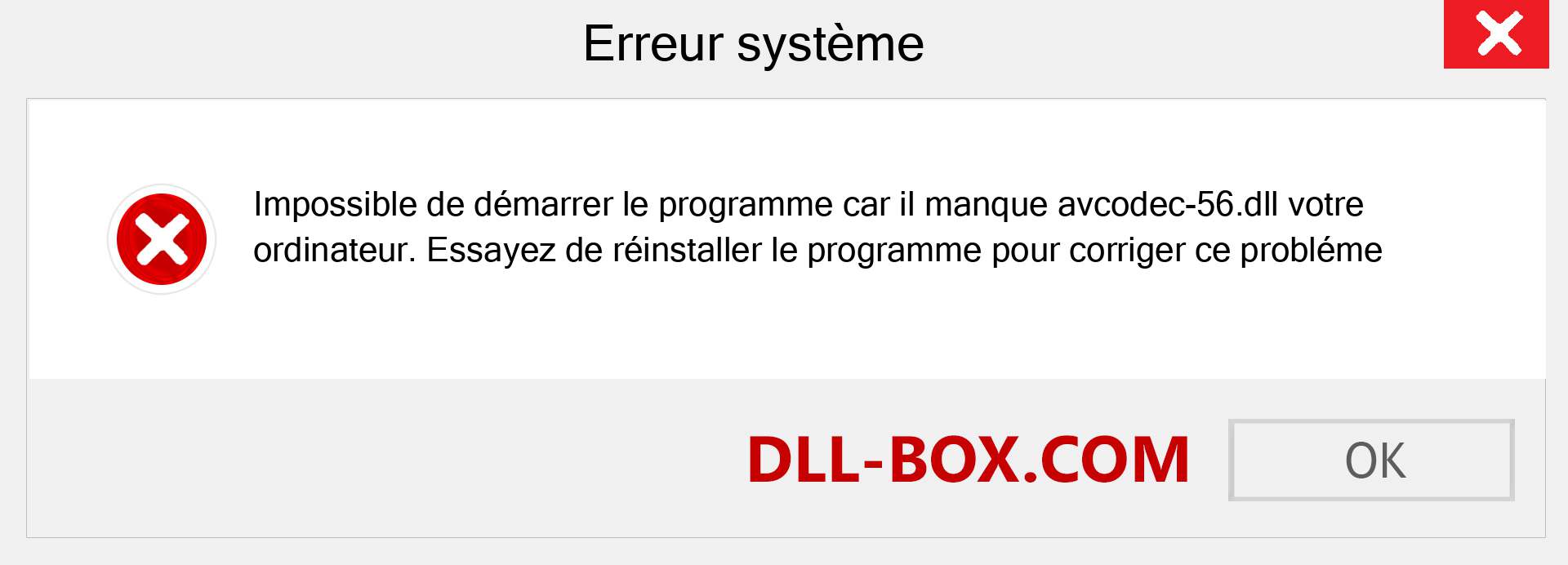 Le fichier avcodec-56.dll est manquant ?. Télécharger pour Windows 7, 8, 10 - Correction de l'erreur manquante avcodec-56 dll sur Windows, photos, images